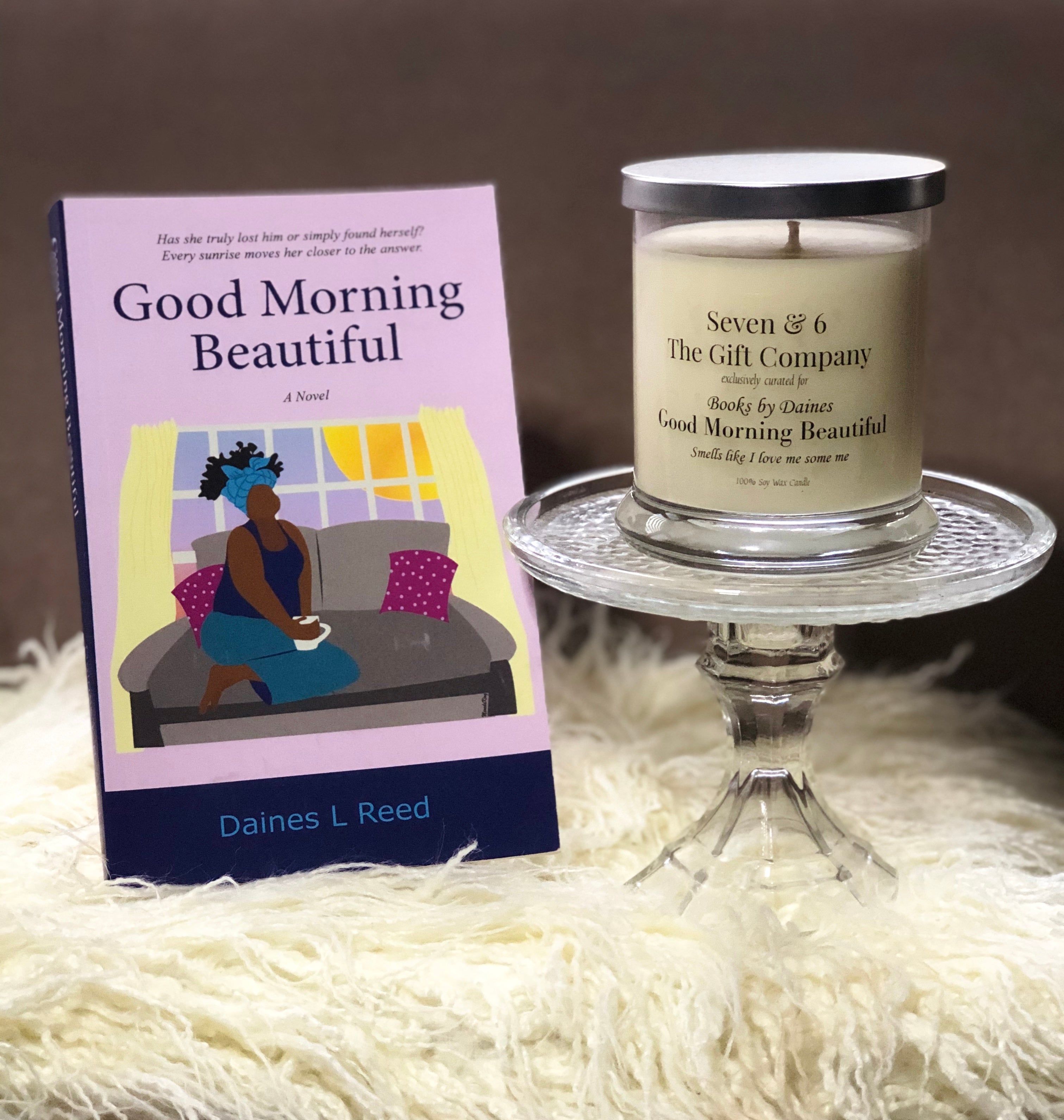 Good Morning Beautiful Novel and Candle Gift Set